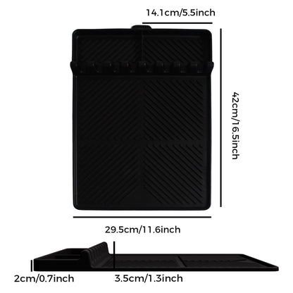 16.5x11" Silicone Mat – Heat Resistant, Dishwasher Safe, Non-Slip for Grill & Counter