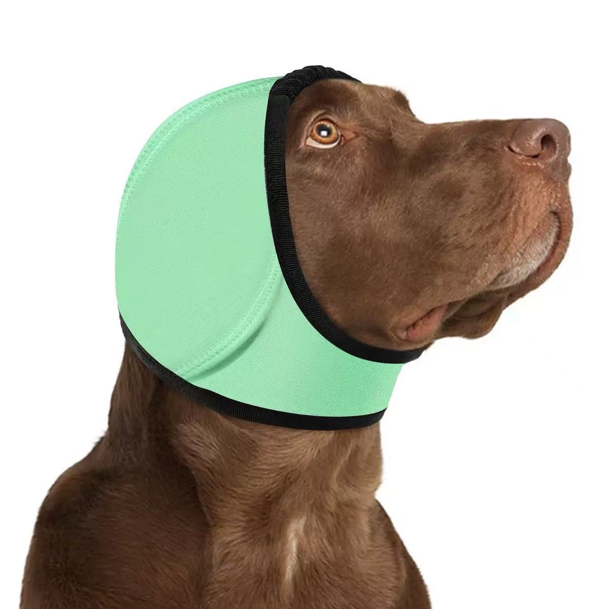 🐶 Dog Calming Hoodie Ear Wraps for Dogs, Waterproof Dogs Swim Cap