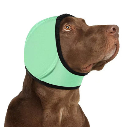 🐶 Dog Calming Hoodie Ear Wraps for Dogs, Waterproof Dogs Swim Cap