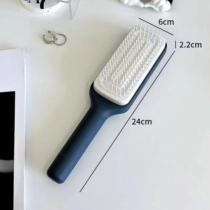 ✨ Say Goodbye To Hair-Filled Brushes — The Self Cleaning Comb Everyone’s Obsessed With! 💁‍♀️