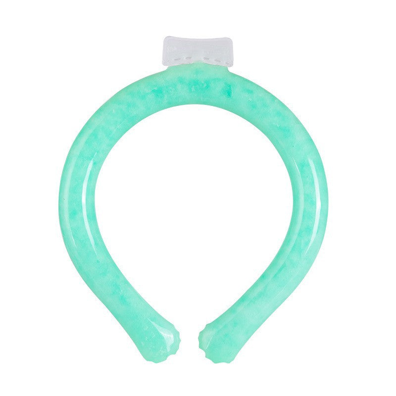 ❄️ Reusable Cooling Neck Ring | Hands-Free Portable Ice Neck Cooler for Summer Outdoor Sports Travel Camping Gardening