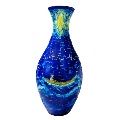 Elegant 3D puzzle vase - Suitable for real flowers🌸