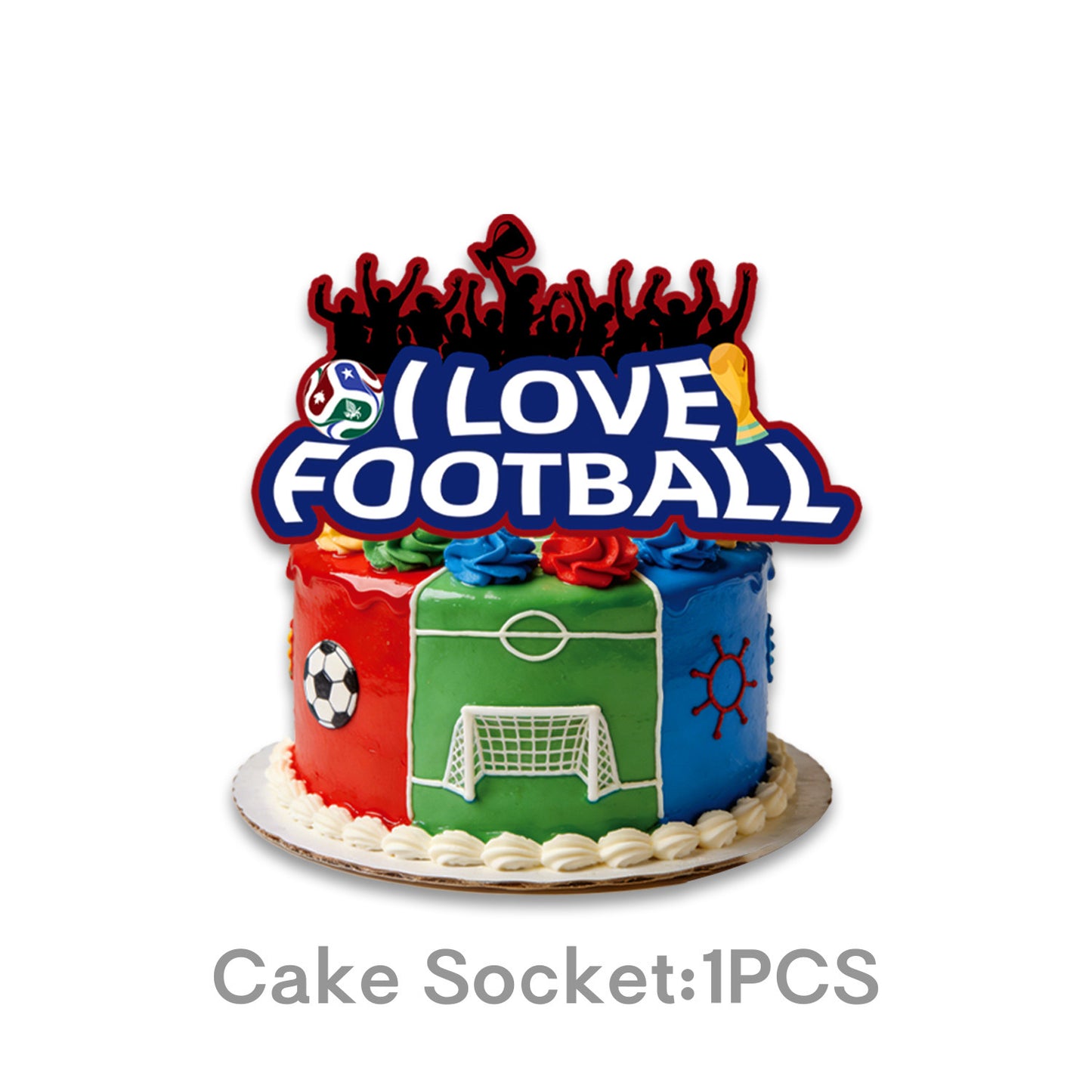 2026 World Soccer Party Decorations, 154 Pcs Party Kit for Party, Serve 10