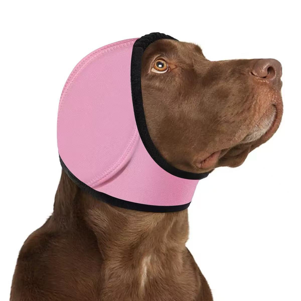 🐶 Dog Calming Hoodie Ear Wraps for Dogs, Waterproof Dogs Swim Cap