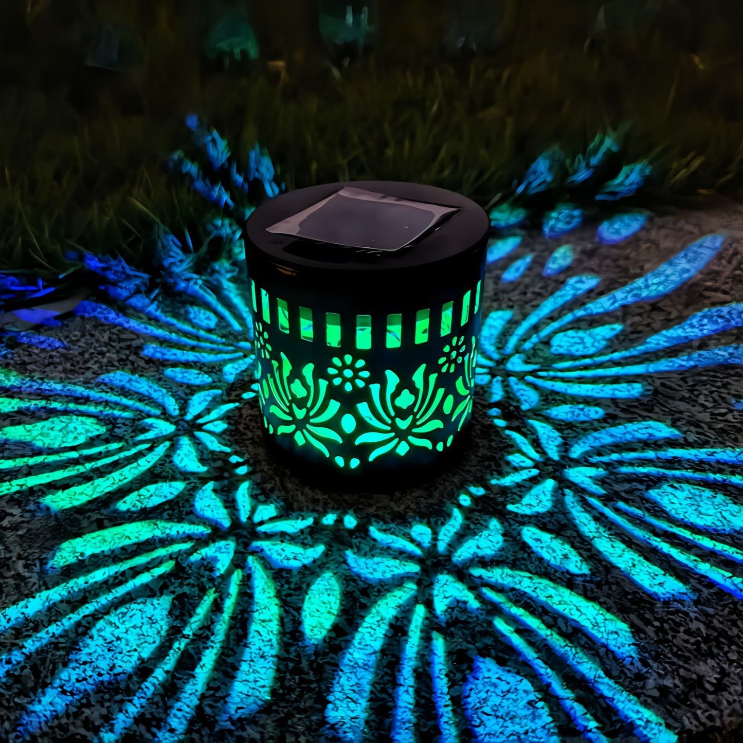 ☀️No Electricity Bills🌙Solar Mandala Projector Lights —Turn Your Backyard Into A Magical Light Show✨