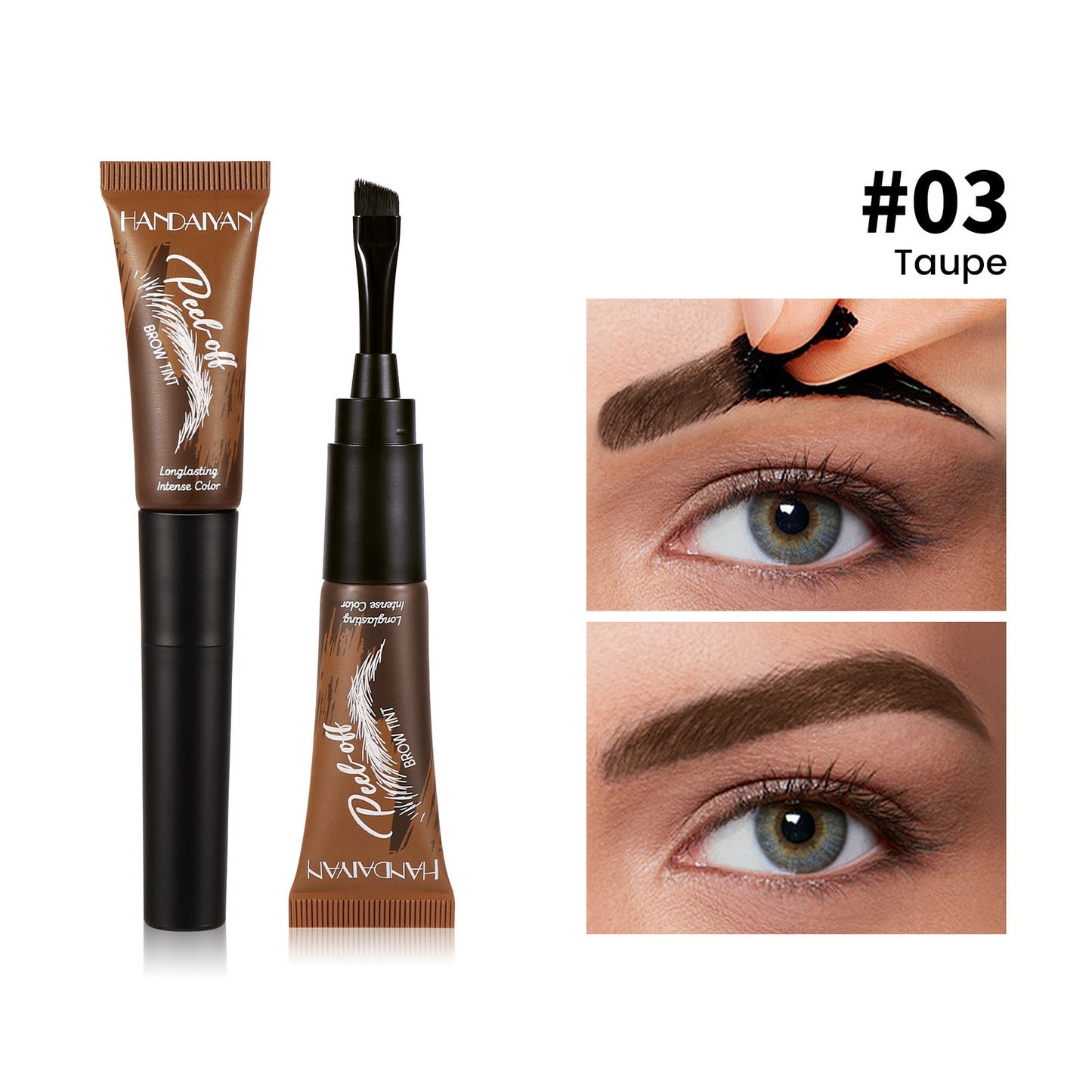 ✨ Peel-Off Eyebrow Tint Gel – Up to 7-Day Natural Brow Color