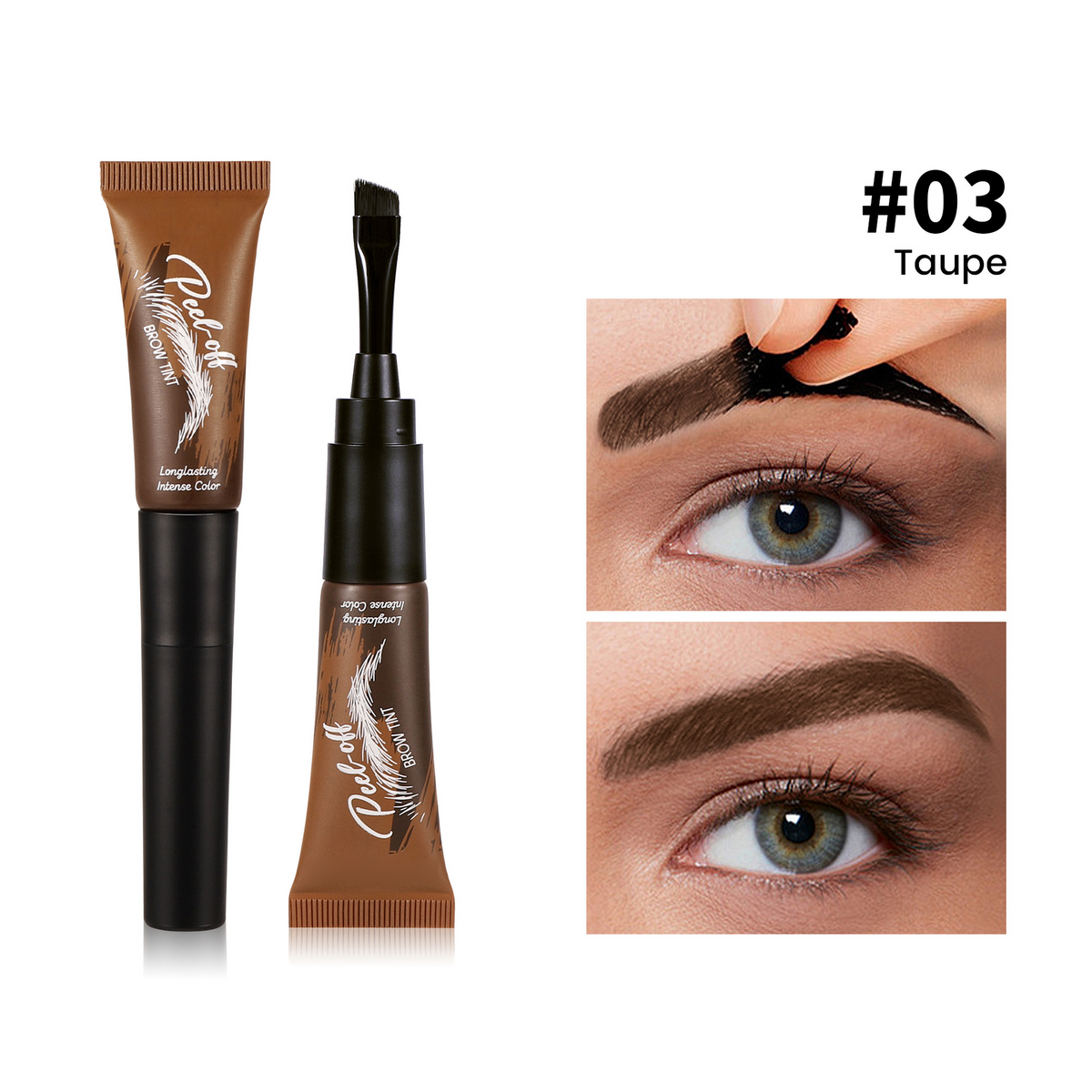 ✨ Peel-Off Eyebrow Tint Gel – Up to 7-Day Natural Brow Color