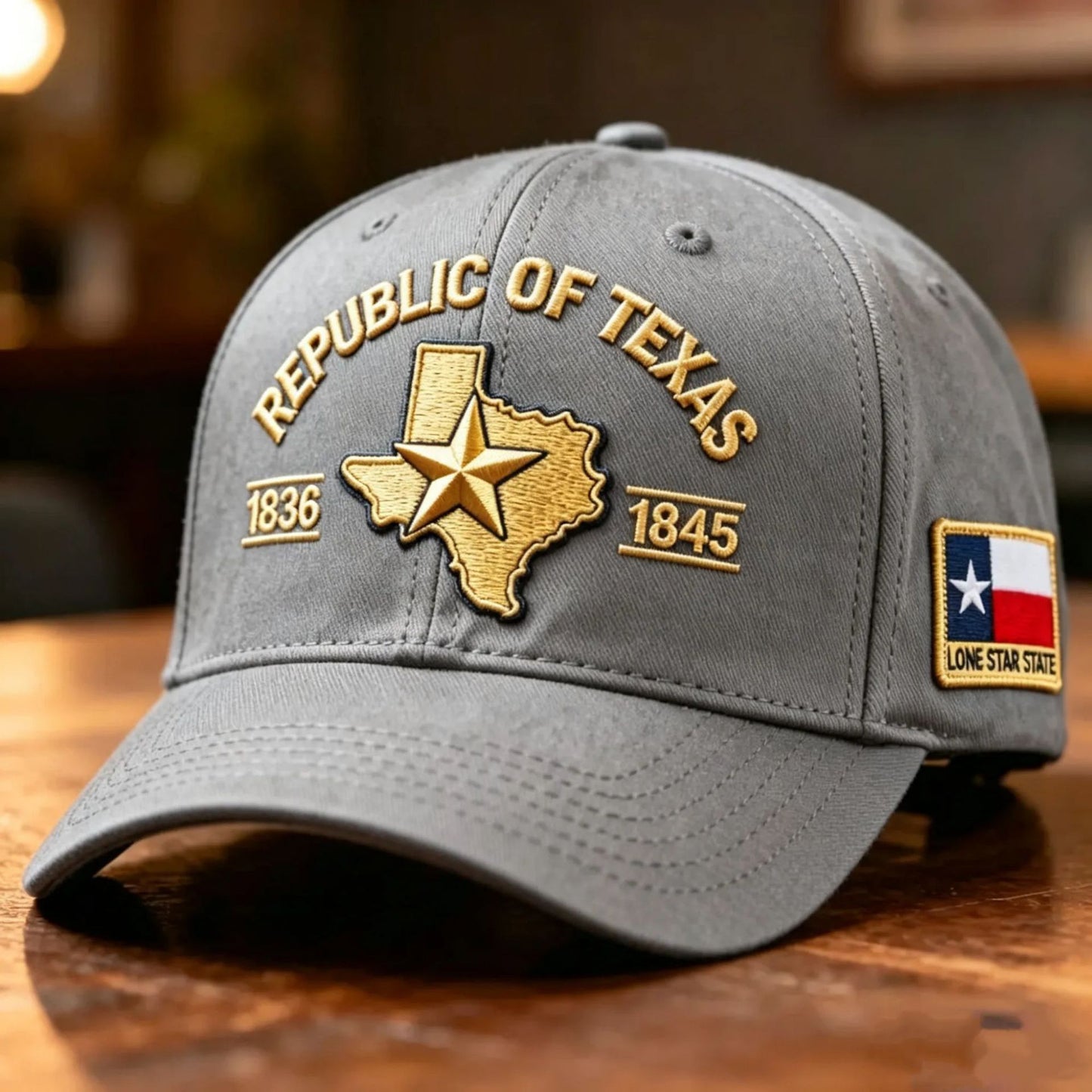 🔥Republic of Texas Embroidered Cap  🎁 Free Honor Coin With Every Cap Purchase
