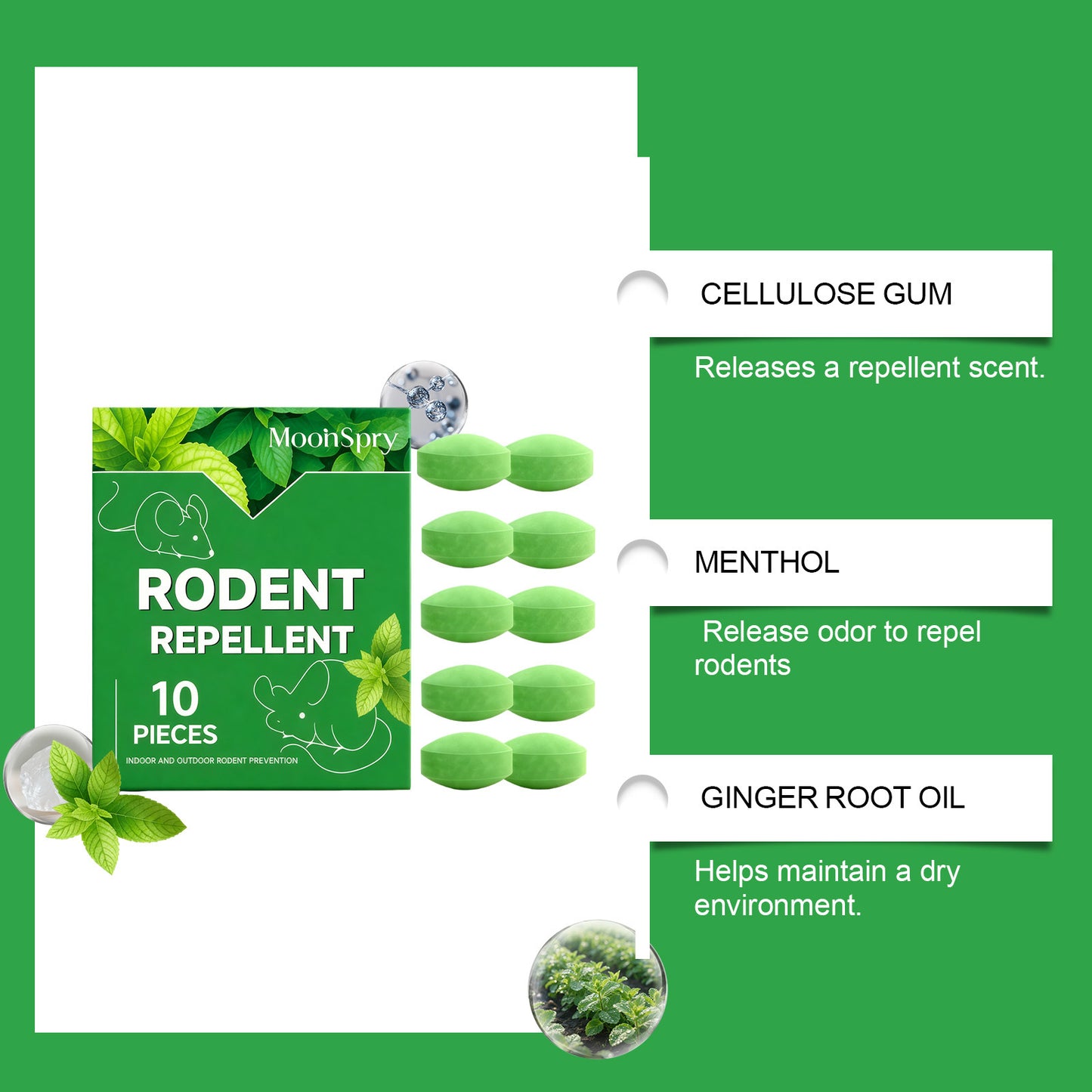 Hot Sale! Keep Rodents Out of Your Home & Car Safely – Natural Repellent Balls✅