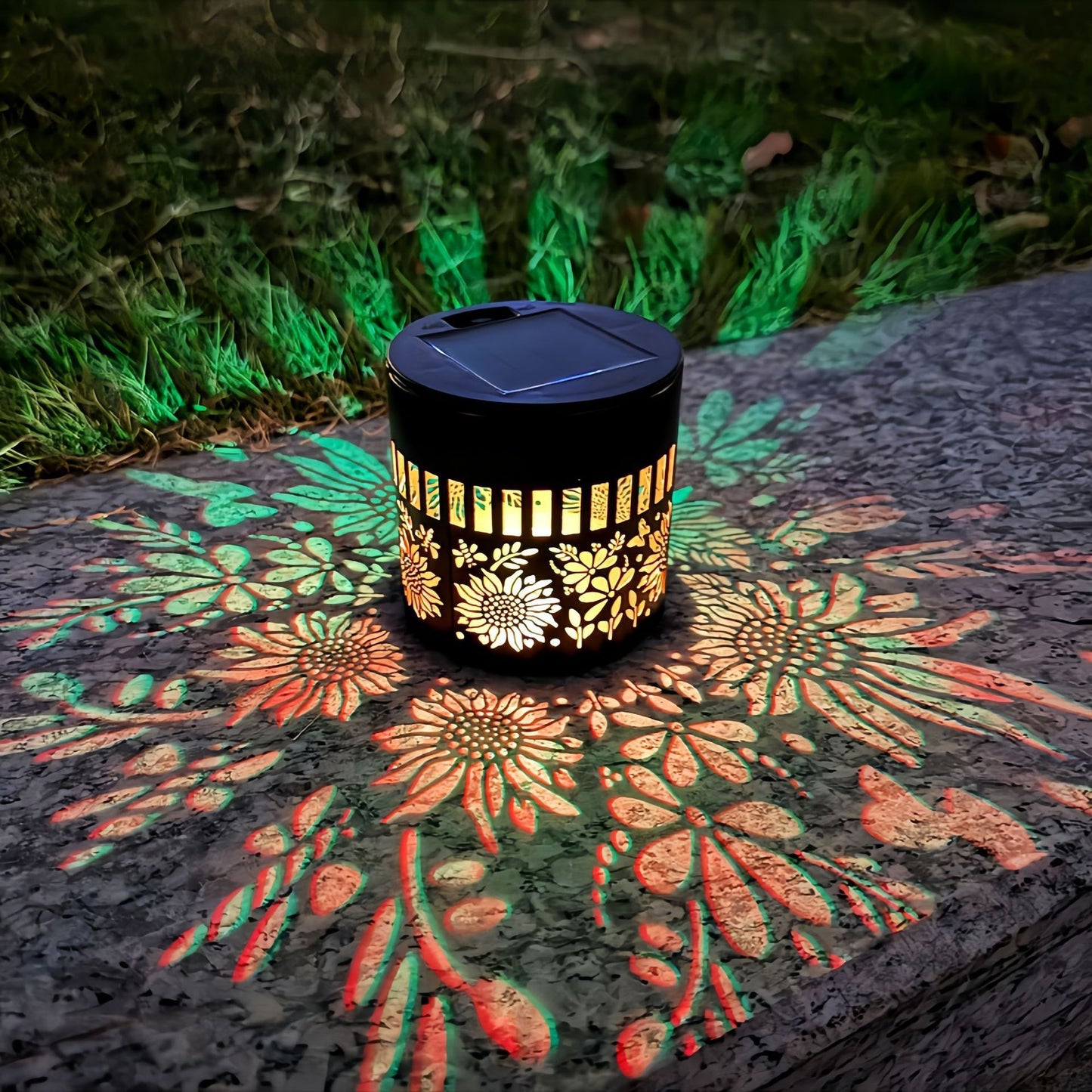 ☀️No Electricity Bills🌙Solar Mandala Projector Lights —Turn Your Backyard Into A Magical Light Show✨
