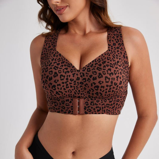 【Postural correction】Women’s Beige Wireless Support Bra | Soft Breathable Yoga & Daily Wear Bra
