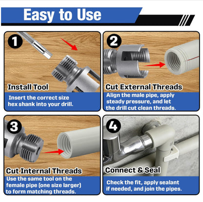 Flash Sale: Ultimate 3-in-1 Pipe Threading Tool – DIY Your Plumbing Like a Pro! ✨