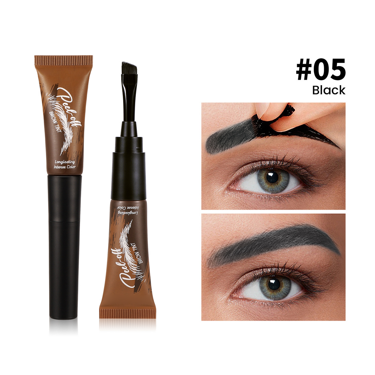 ✨ Peel-Off Eyebrow Tint Gel – Up to 7-Day Natural Brow Color