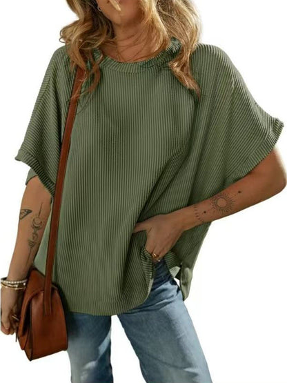 👚 BEST SELLER | Loose-Fit Batwing T-Shirt – Stay Cool, Look Slim & Feel Comfortable