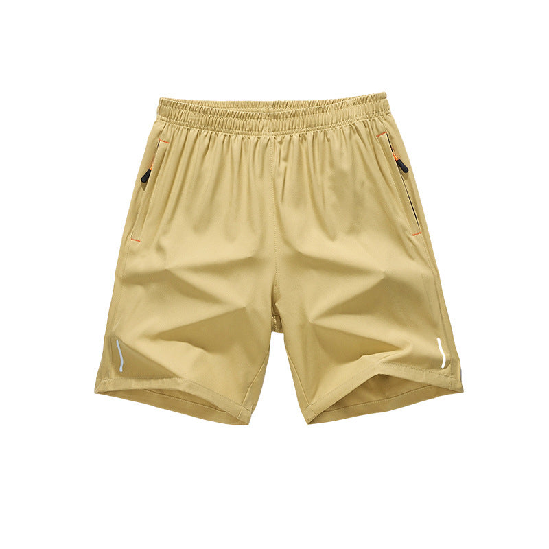 👖☀️ Summer Casual Men’s solid-color shorts with zippered pockets