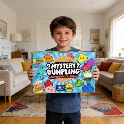 💥Hot Selling Surprise 🤩24 Days Mystery Dumpling Countdown Calendar, Squeeze Sensory Fidget Toy Set