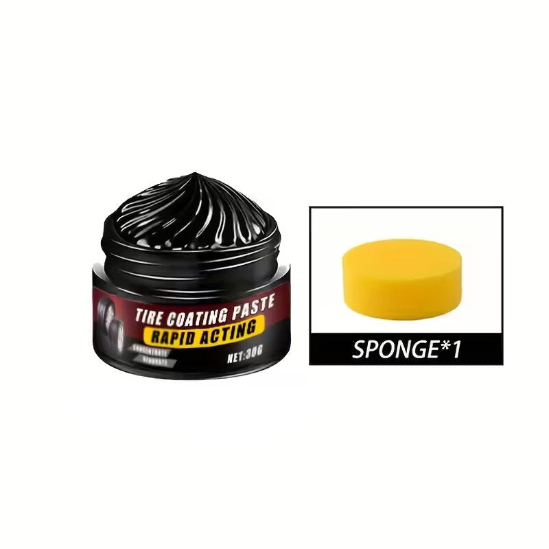 Premium Tire Coating & Trim Restorer: Bring Back the Original Deep Black Shine to Rubber and Plastic