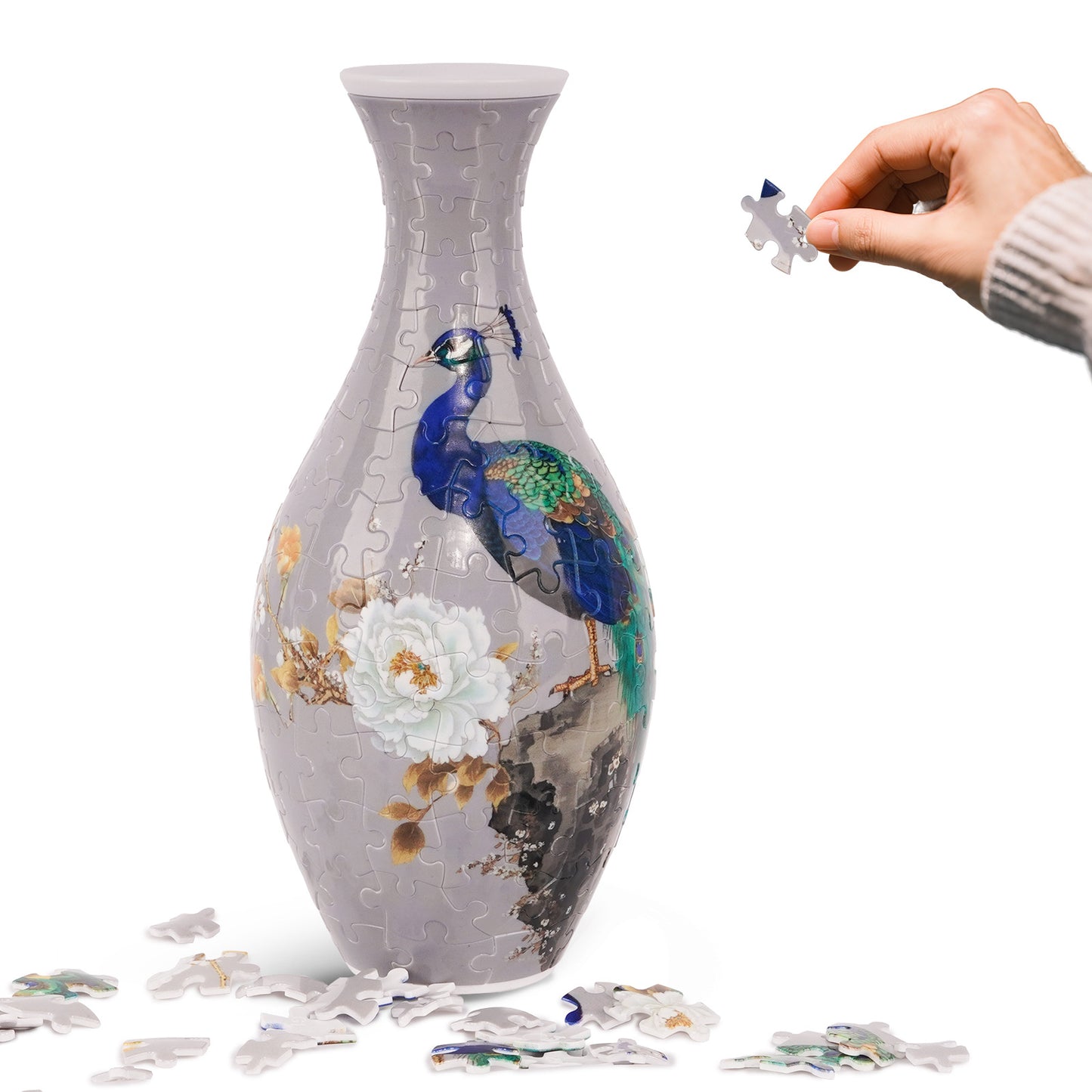 Elegant 3D puzzle vase - Suitable for real flowers🌸