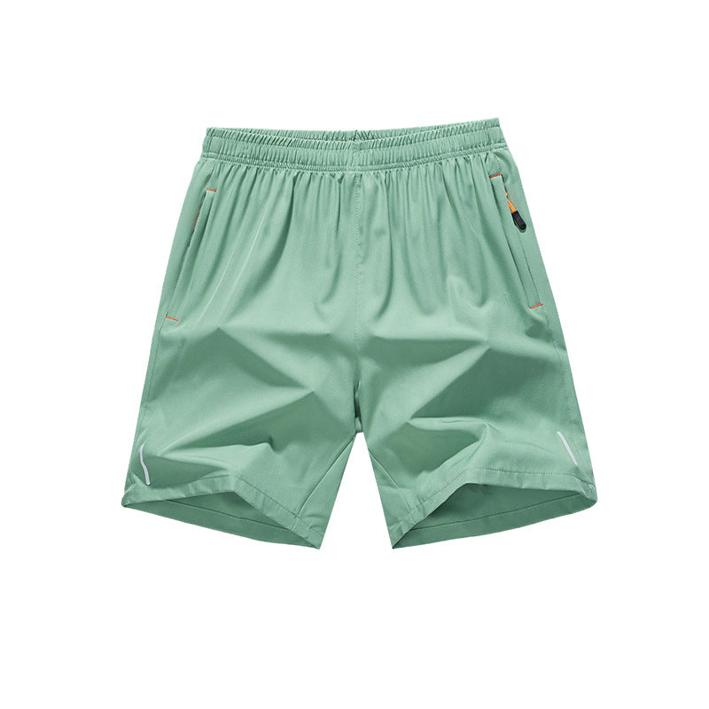 👖☀️ Summer Casual Men’s solid-color shorts with zippered pockets