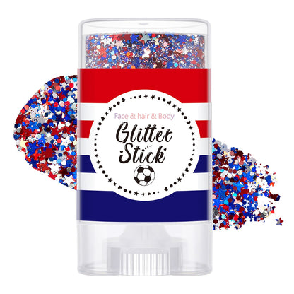 🎉 250th Anniversary & World Cup Sale – 70% OFF😍Red, White & Blue Glitter Body Stick