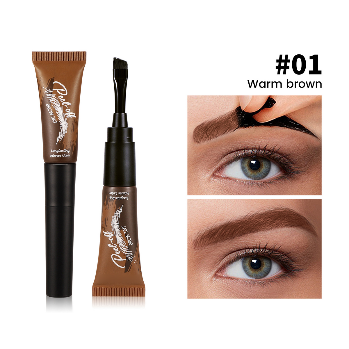 ✨ Peel-Off Eyebrow Tint Gel – Up to 7-Day Natural Brow Color