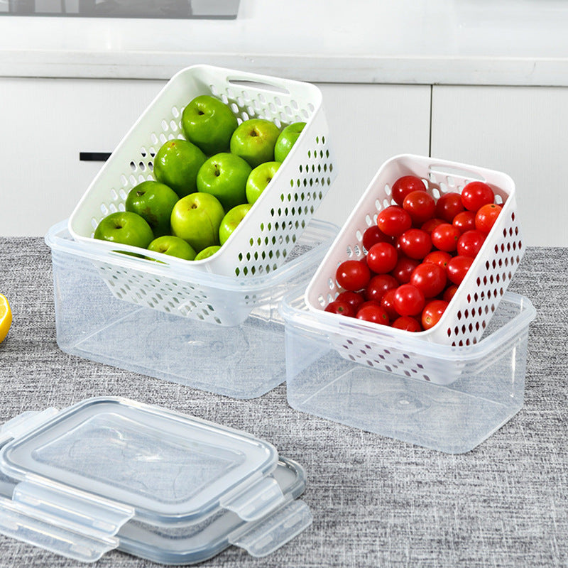 4-in-1 Functionality Food Storage Containers Stackable, Space-Saving Design
