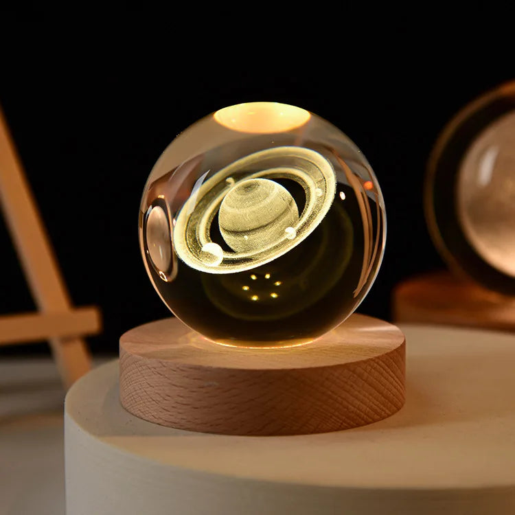 3D Crystal Planet Lamp