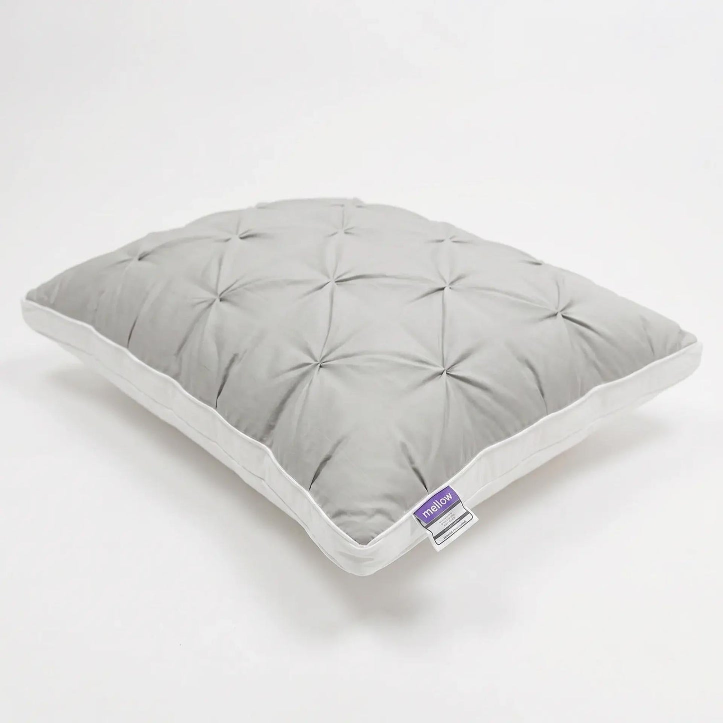 Tufted Neck Support Pillow | Cooling Breathable & Fluffy, No-Flat Fill for All Sleep Positions