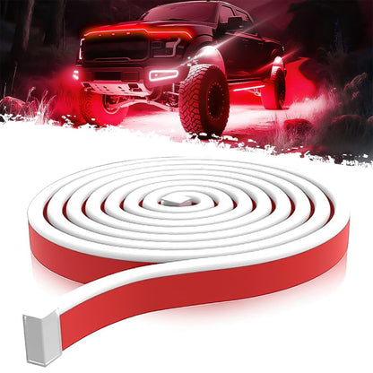 🔥71” High Brightness Automotive Hood Gap LED Strip - 12V-Ice Blue eclipse led lights