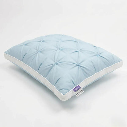 Tufted Neck Support Pillow | Cooling Breathable & Fluffy, No-Flat Fill for All Sleep Positions