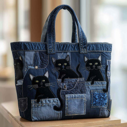 🔥 2026 Best Seller - Catitude Quilted Tote Bag