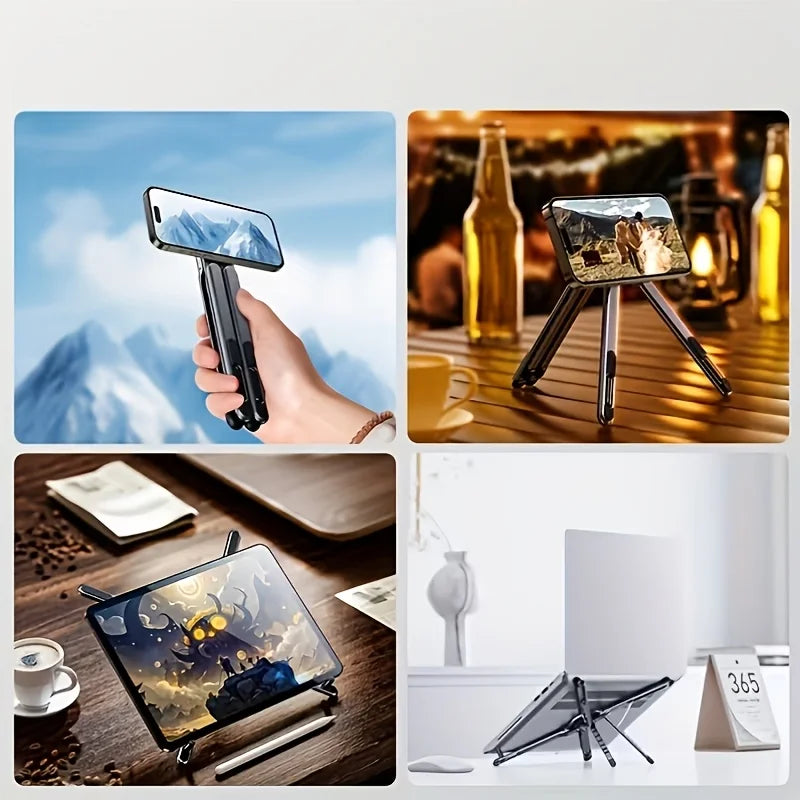 Mobile Phone and Laptop Stand with Magnetic Base