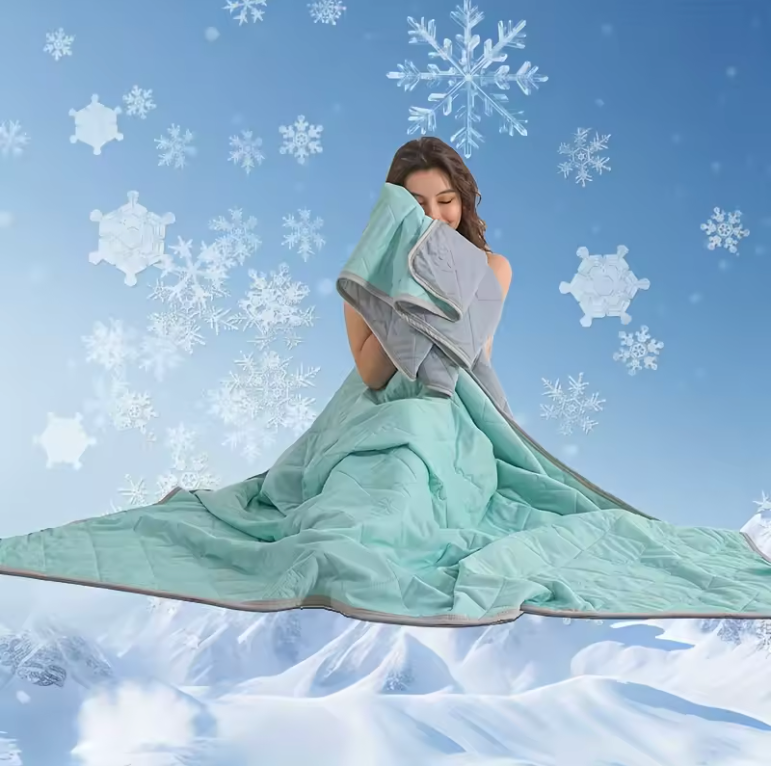 🌀The Arctic Breeze Cooling Blanket | Lightweight Summer Cooling Blanket for Hot Sleepers