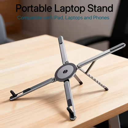 Mobile Phone and Laptop Stand with Magnetic Base