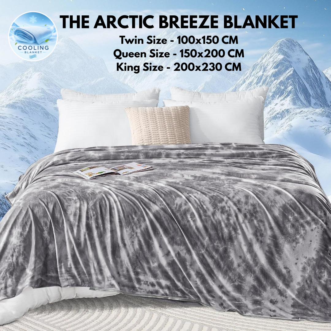 🌀The Arctic Breeze Cooling Blanket | Lightweight Summer Cooling Blanket for Hot Sleepers