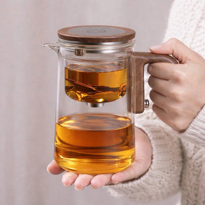 Magnetic suction tea kettle🍃 Perfect Tea Every Time — Just Slide & Pour