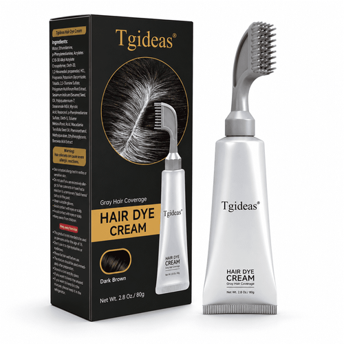 ✨ Hair Dye Cream Comb – Easy Gray Root Touch Up Hair Color Kit