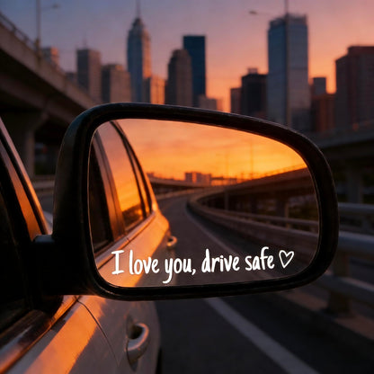 ✨Special price this week 💓"I love you, drive safe" sticker (10 pieces)