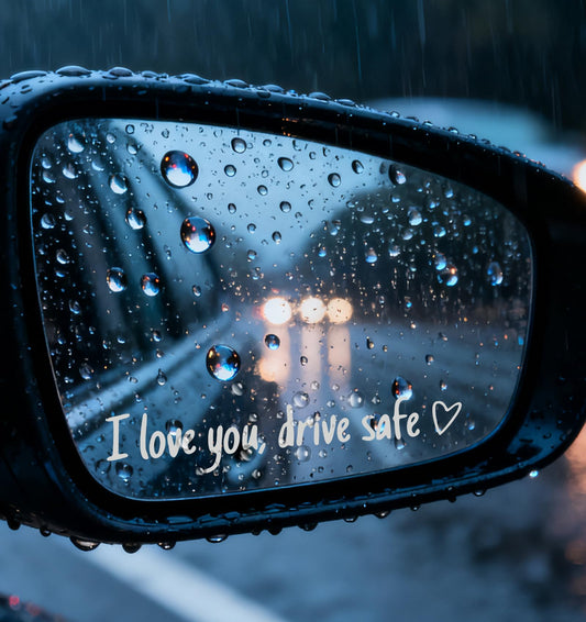 ✨Special price this week 💓"I love you, drive safe" sticker (10 pieces)