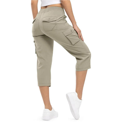 🔥Limited-time offer-Women's Lightweight Hiking Capris: Quick-Dry, 6 Pockets, Loose Fit