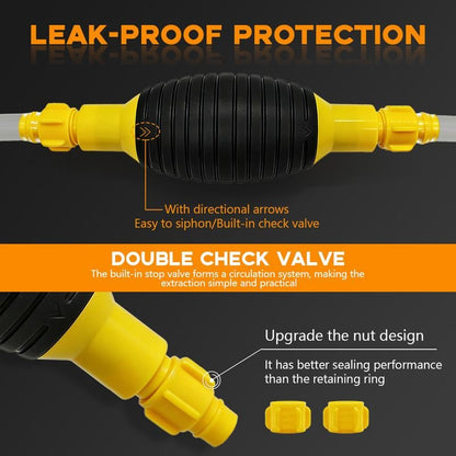 🔥2026 HOT SALE🚗Multifunction Liquid Sucker Pump High Flow Manual Fuel Pump 13.12 Ft Hose