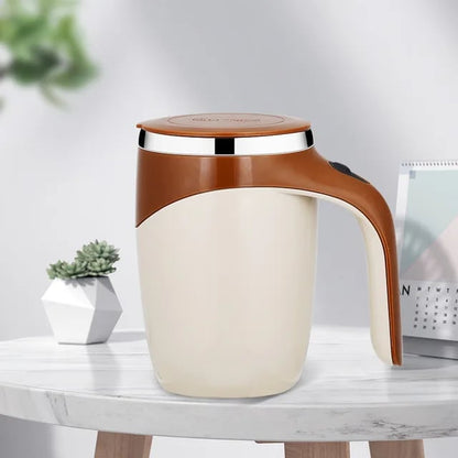 🎁 Best Gift Pick — Self-Stirring Mug✨ Your Perfect Drink, Perfectly Mixed ☕