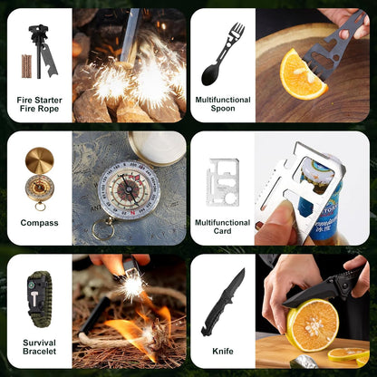 🎁24-Day Survival Advent Calendar-Emergency Gear Countdown Gift Set