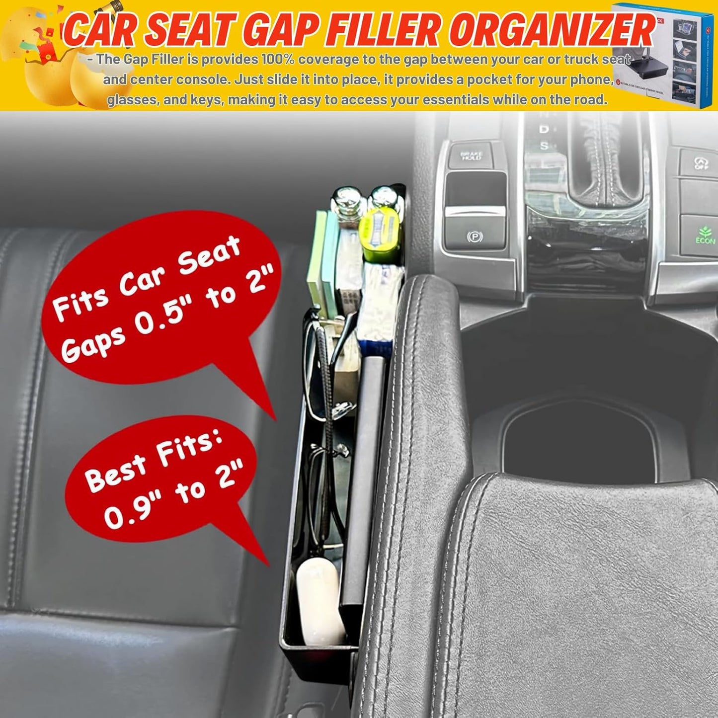 🚗 2-in-1 Car Desk Tray – Steering Wheel Workstation + Side Seat Storage Pocket