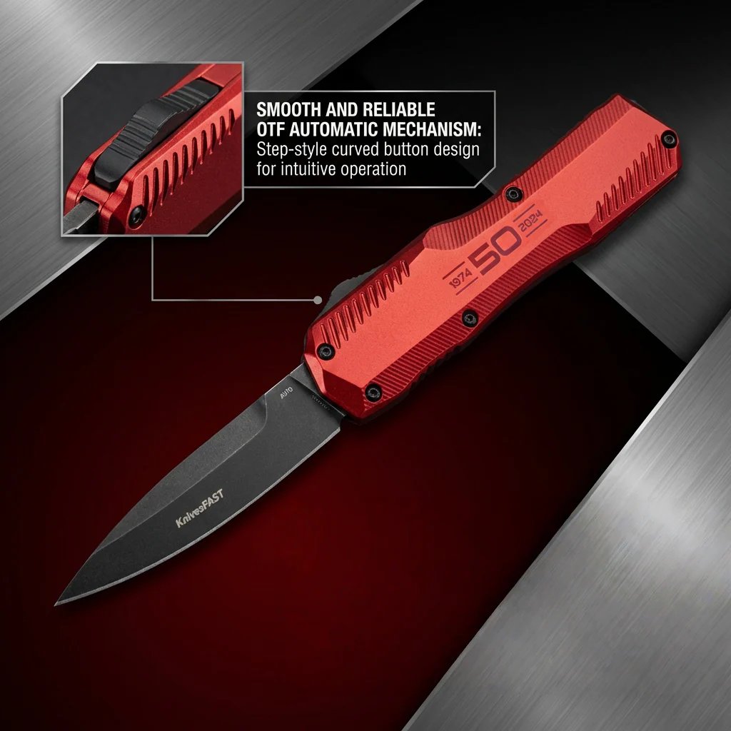 🔥Limited Time Discount 💥 - 🔪9000R OTF AUTO Knife (🎉50th Anniversary Edition🎉)