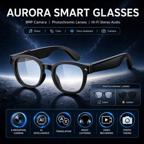 🎁Free Shipping 🔥Smart AI Camera Glasses Capture Every Moment, Hear Every Detail, Understand Every Language