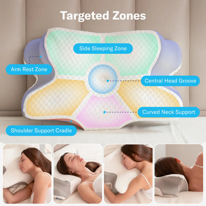 Ergonomic Cervical Pillow for Cozy Sleep