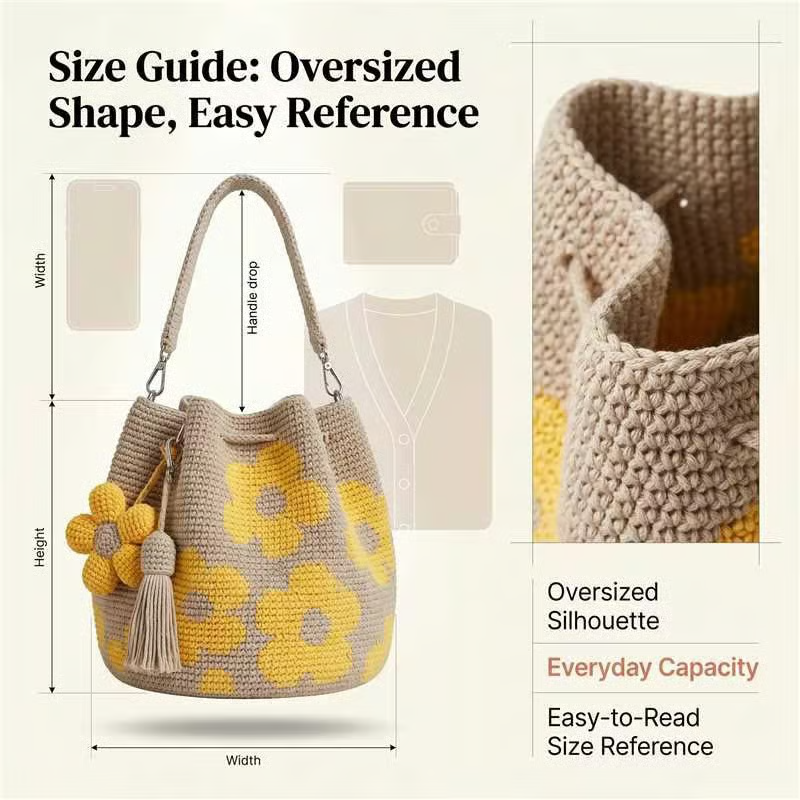 Crochet Flower Bag🌼