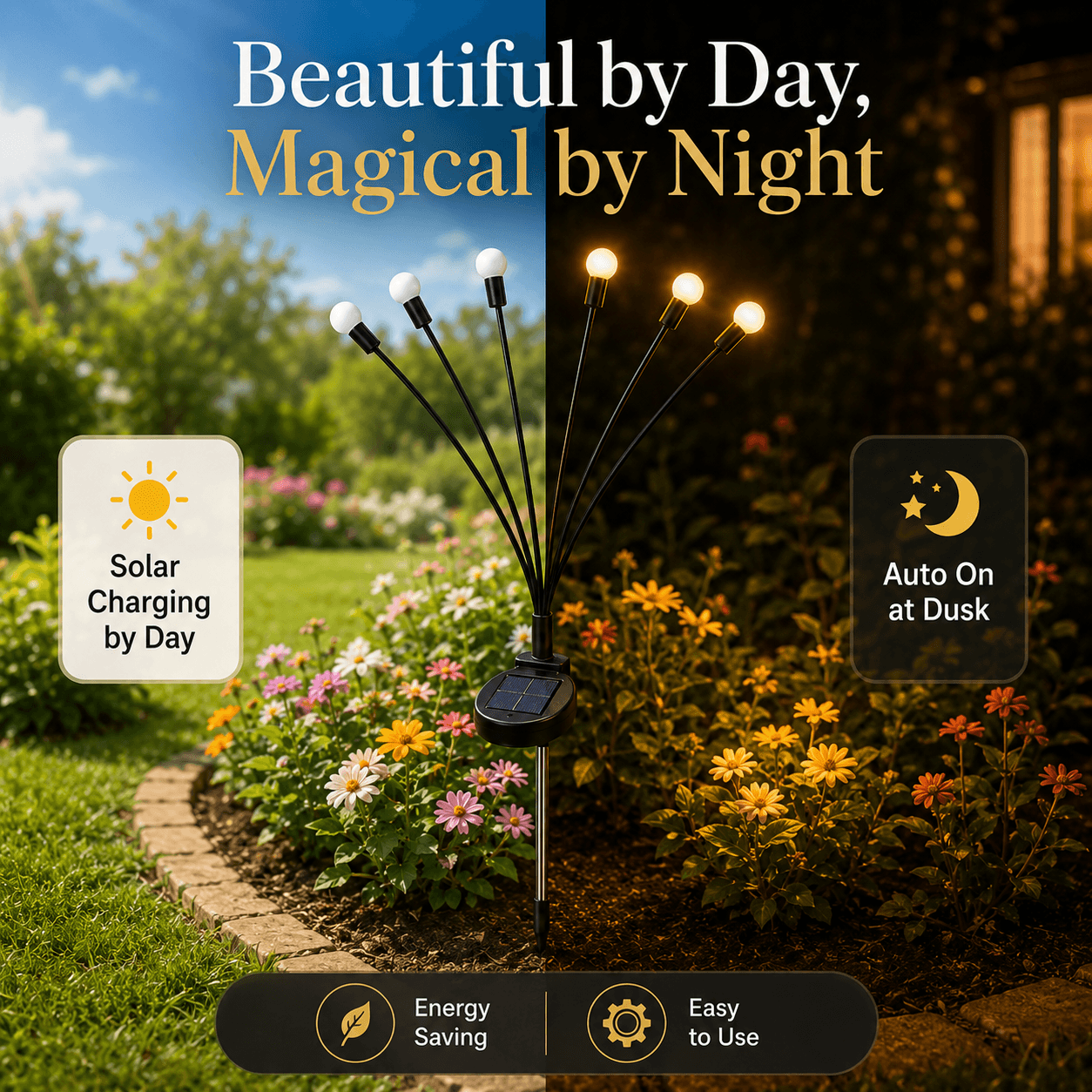 💖 Hot Sale 49%OFF✨ Solar Firefly Garden Stake Lights