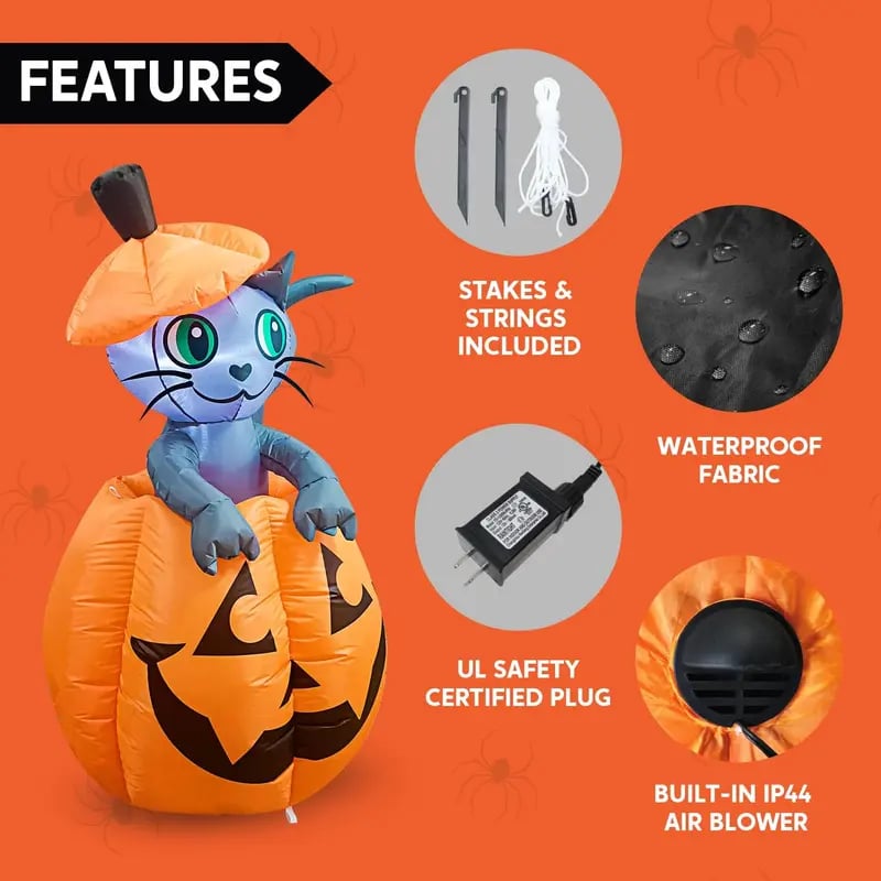 5FT Halloween Inflatables Outdoor Decorations